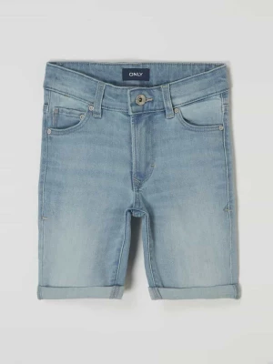 Szorty jeansowe o kroju slim fit z dodatkiem streczu model ‘Matt’ Only
