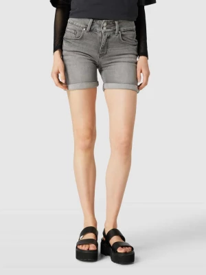 Szorty jeansowe o kroju slim fit z naszywką z logo model ‘Becky’ LTB