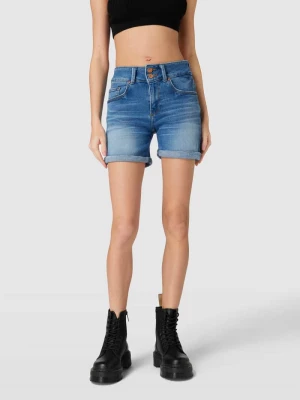 Szorty jeansowe o kroju slim fit z naszywką z logo model ‘Becky’ LTB
