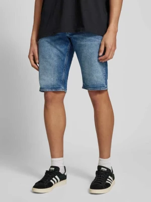 Szorty jeansowe o kroju slim fit z naszywką z logo model ‘Mosa’ G-Star Raw