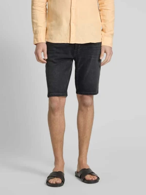 Szorty jeansowe o kroju slim fit z wpuszczanymi kieszeniami model ‘Delaware’ Boss Orange