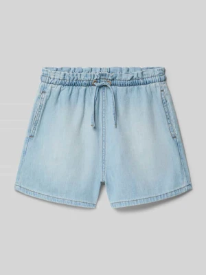 Szorty jeansowe o kroju wide leg z czystej bawełny s.Oliver RED LABEL