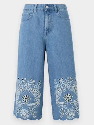 Szorty jeansowe Object jasnoniebieski denim