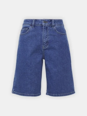 Szorty jeansowe Object niebieski denim