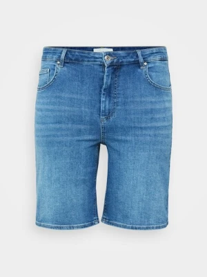 Szorty jeansowe ONLY Carmakoma niebieski denim