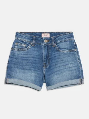 Szorty jeansowe ONLY GIRLS jasnoniebieski denim