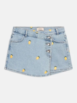 Szorty jeansowe ONLY GIRLS jasnoniebieski denim