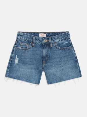 Szorty jeansowe ONLY GIRLS niebieski denim
