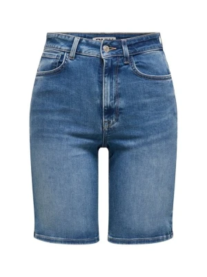 Szorty jeansowe Only niebieski denim