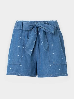 Szorty jeansowe Only niebieski denim