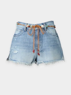 Szorty jeansowe Only niebieski denim