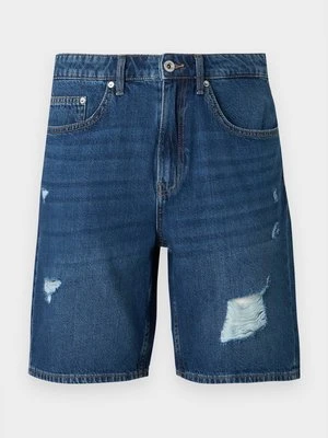 Szorty jeansowe Only & Sons ciemnoniebieski