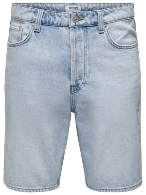Szorty jeansowe Only & Sons jasnoniebieski denim