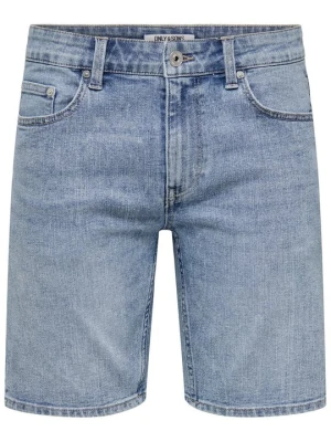 Szorty jeansowe Only & Sons jasnoniebieski denim
