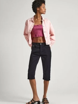 Szorty jeansowe Pepe Jeans czarny