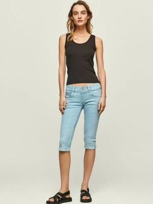 Szorty jeansowe Pepe Jeans niebieski denim