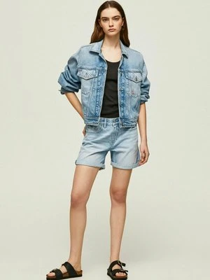 Szorty jeansowe Pepe Jeans niebieski denim