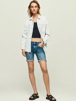 Szorty jeansowe Pepe Jeans niebieski denim