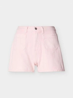 Szorty jeansowe Pepe Jeans jasnoróżowy