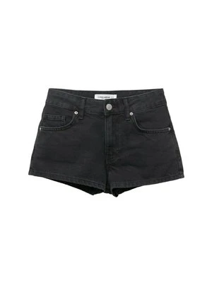 Szorty jeansowe PULL&BEAR czarny