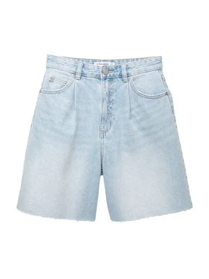 Szorty jeansowe PULL&BEAR jasnoniebieski denim