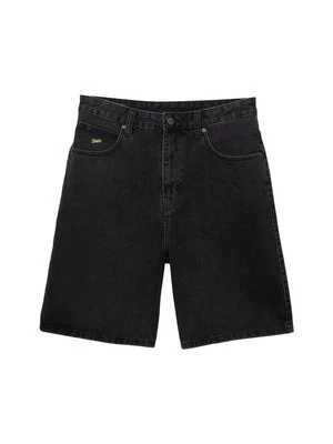 Szorty jeansowe PULL&BEAR czarny