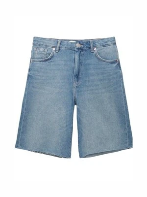 Szorty jeansowe PULL&BEAR ciemnoniebieski