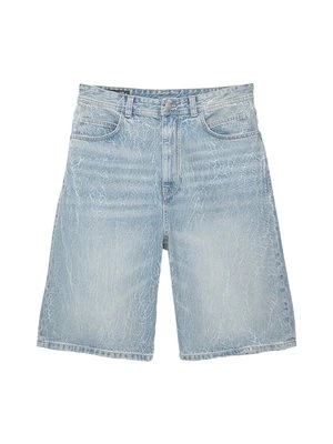 Szorty jeansowe PULL&BEAR jasnoniebieski denim