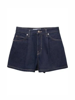 Szorty jeansowe PULL&BEAR granatowy