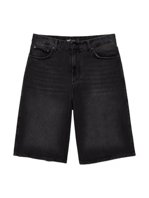 Szorty jeansowe PULL&BEAR czarny
