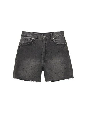 Szorty jeansowe PULL&BEAR czarny