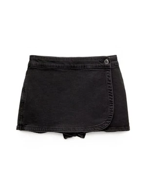 Szorty jeansowe PULL&BEAR czarny