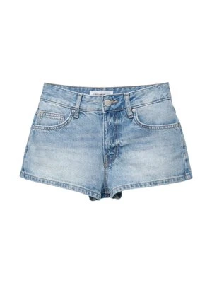 Szorty jeansowe PULL&BEAR niebieski denim