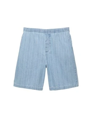Szorty jeansowe PULL&BEAR niebieski denim