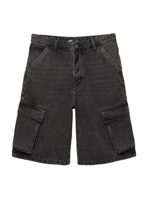 Szorty jeansowe PULL&BEAR ciemnoszary