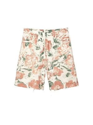Szorty jeansowe PULL&BEAR łososiowy
