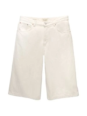 Szorty jeansowe PULL&BEAR beżowy