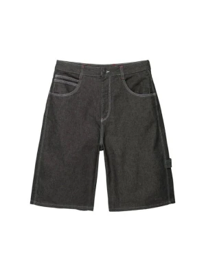Szorty jeansowe PULL&BEAR czarny