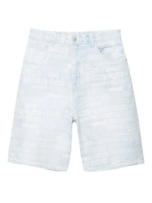 Szorty jeansowe PULL&BEAR jasnoniebieski
