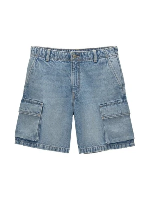 Szorty jeansowe PULL&BEAR niebieski