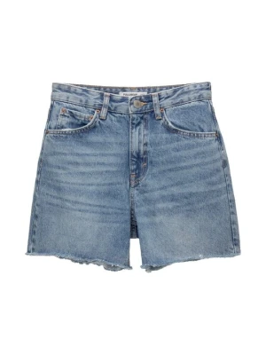Szorty jeansowe PULL&BEAR niebieski denim