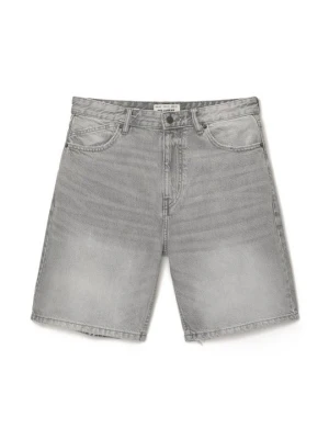 Szorty jeansowe PULL&BEAR szary