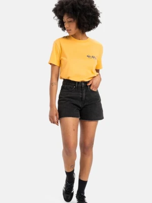Szorty jeansowe Quiksilver czarny