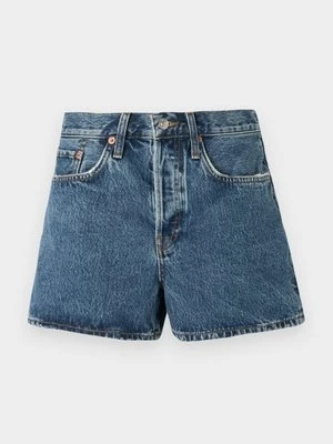Szorty jeansowe RE/DONE niebieski denim
