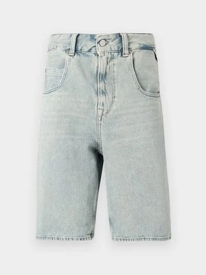 Szorty jeansowe Replay jasnoniebieski denim