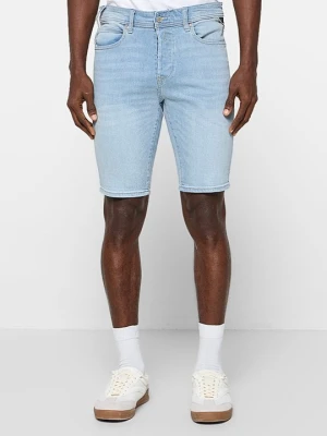 Szorty jeansowe Replay jasnoniebieski denim