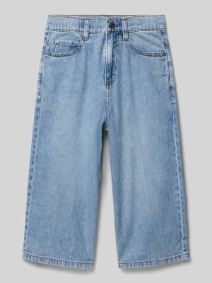 Szorty jeansowe skater z szerokimi nogawkami z czystej bawełny s.Oliver RED LABEL