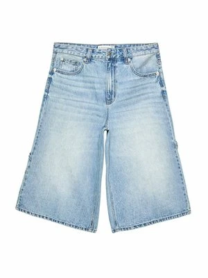 Szorty jeansowe Stradivarius jasnoniebieski