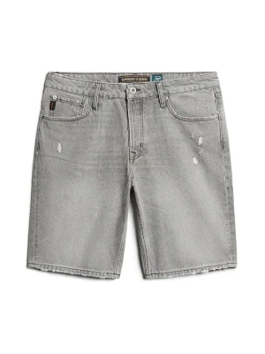 Szorty jeansowe Superdry ciemnoszary