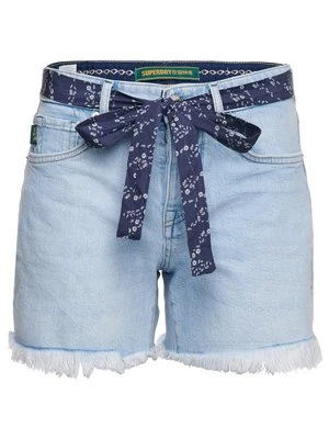 Zdjęcie produktu Szorty jeansowe Superdry jasnoniebieski